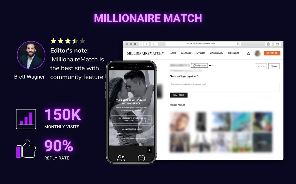 Millionaire Match Review: Pros, Cons & Our Experience On The Dating Site